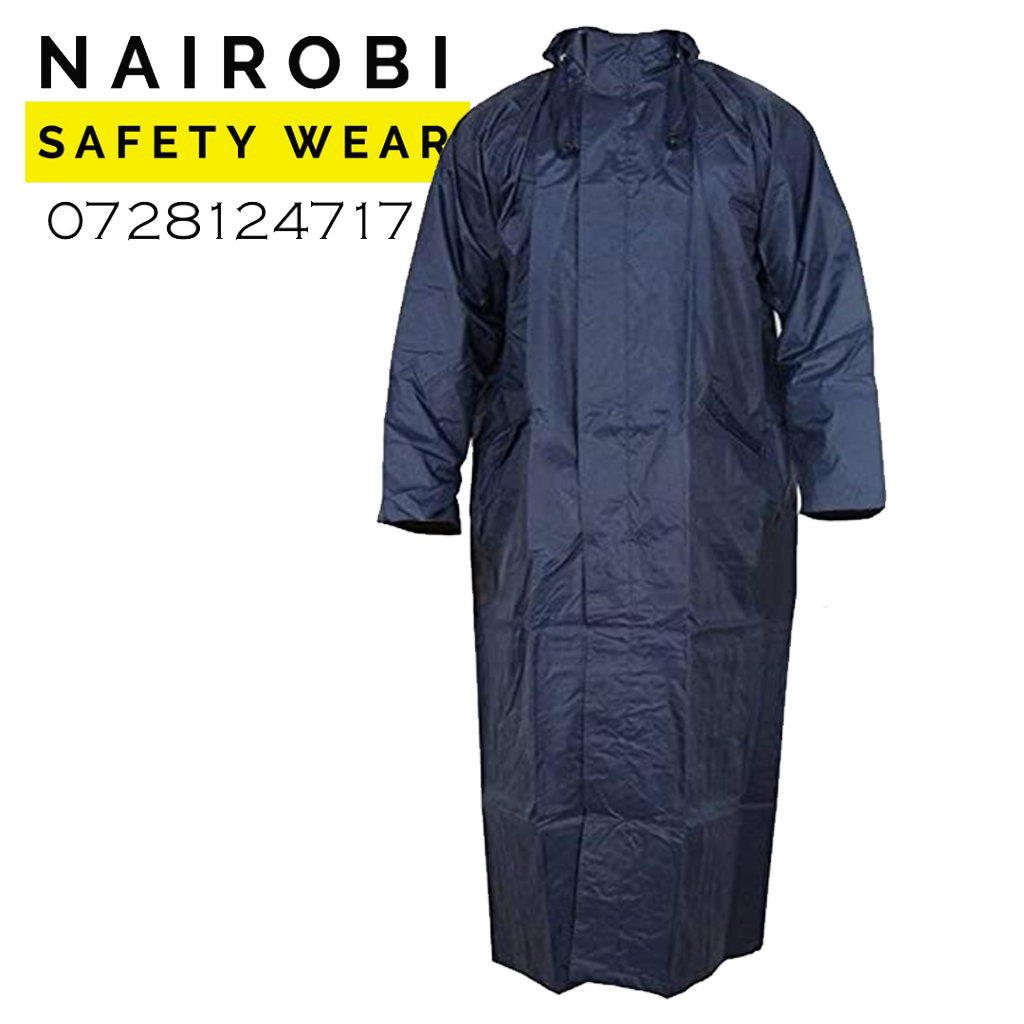 Navy Blue rain coat